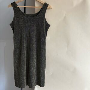 Vintage Metallic Mini Dress (Sized S)
